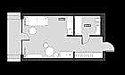 План проекта Люмьер ЖК Ола-Апарт 31 м²